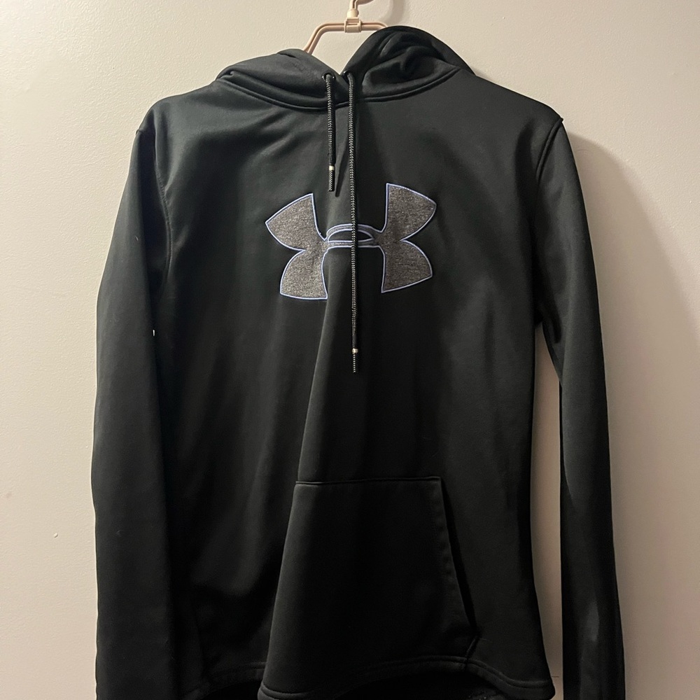 Under Armour hoodie in black and purple